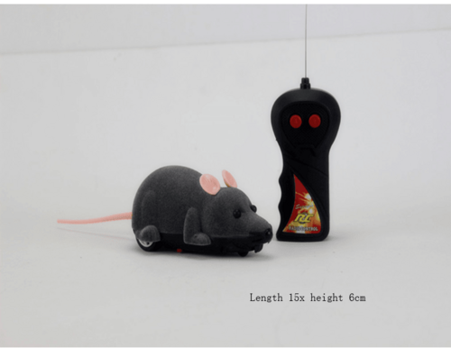 Remote Control Flocking Cat Toy - Interactive Fun For Your Feline