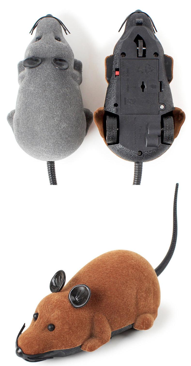 Remote Control Flocking Cat Toy - Interactive Fun For Your Feline
