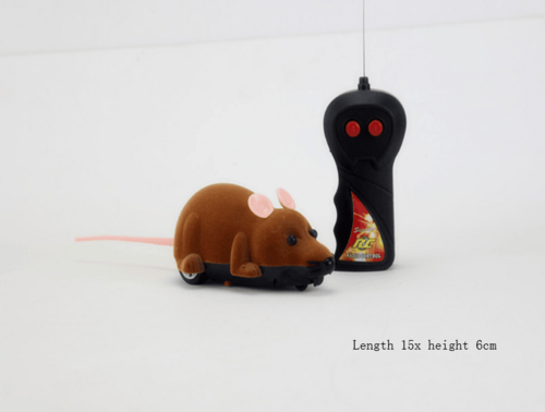 Remote Control Flocking Cat Toy - Interactive Fun For Your Feline