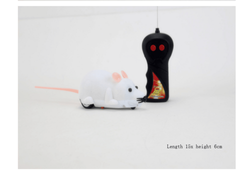 Remote Control Flocking Cat Toy - Interactive Fun For Your Feline