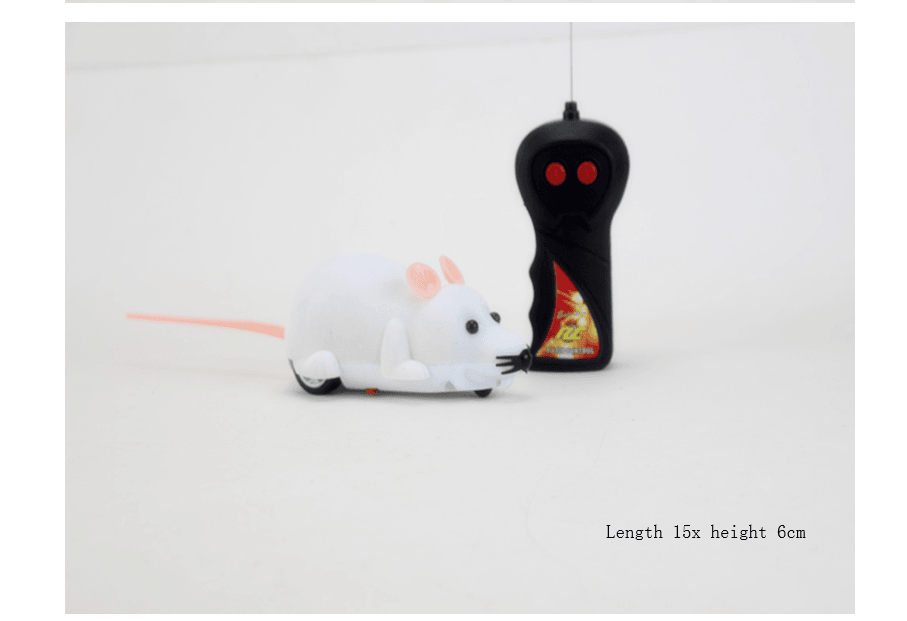 Remote Control Flocking Cat Toy - Interactive Fun For Your Feline