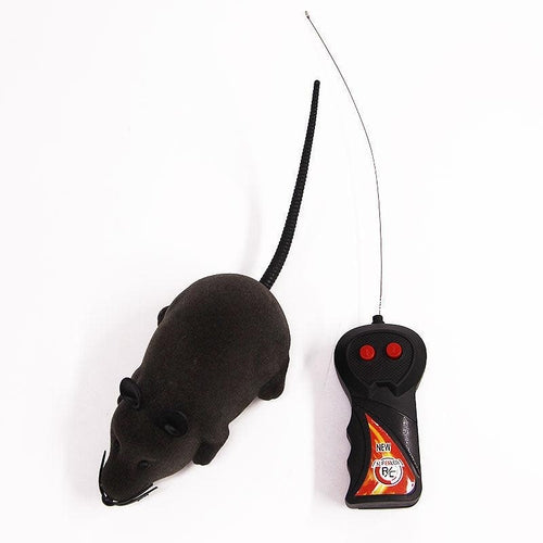 Remote Control Flocking Cat Toy - Interactive Fun For Your Feline