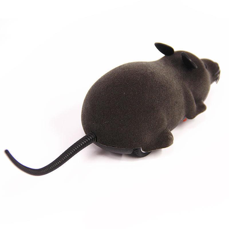 Remote Control Flocking Cat Toy - Interactive Fun For Your Feline
