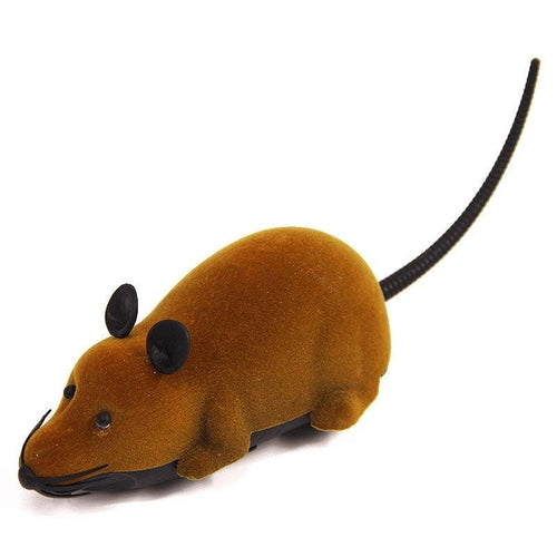 Remote Control Flocking Cat Toy - Interactive Fun For Your Feline