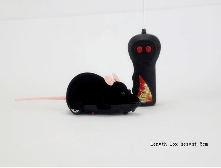 Remote Control Flocking Cat Toy - Interactive Fun For Your Feline