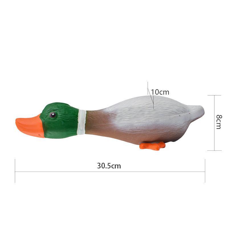 Boredom Buster Latex Duck Dog Toy